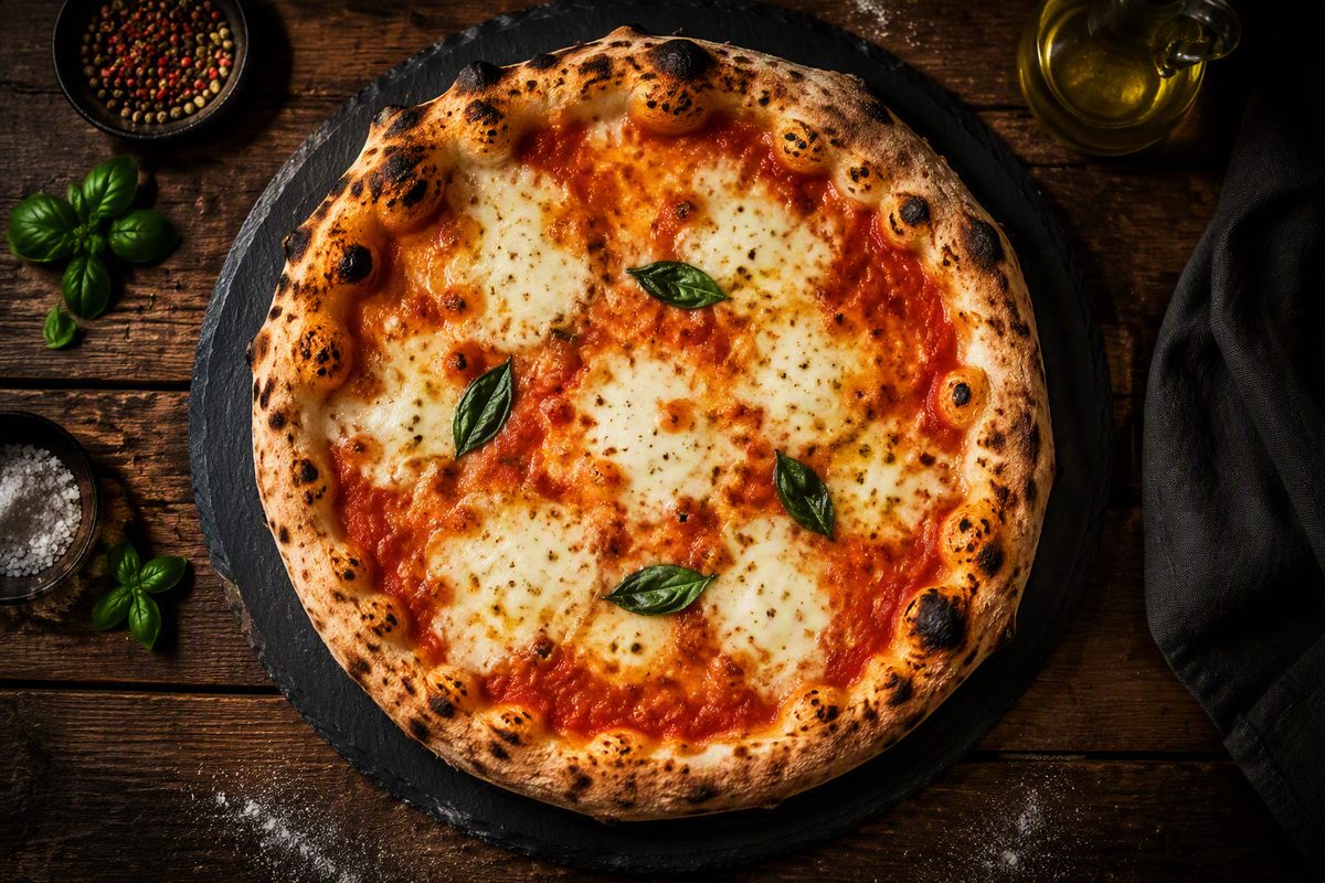 Original neapolitanische Steinofenpizza