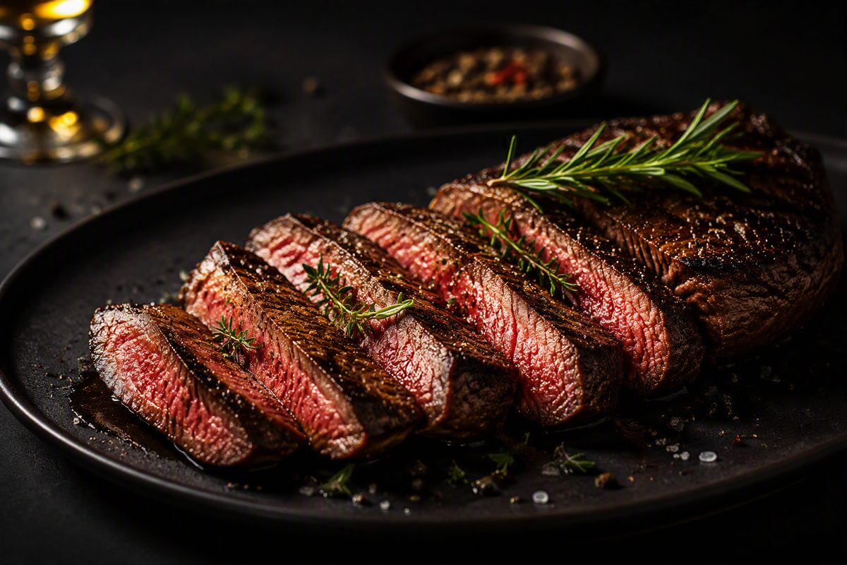 Saftiges Rumpsteak